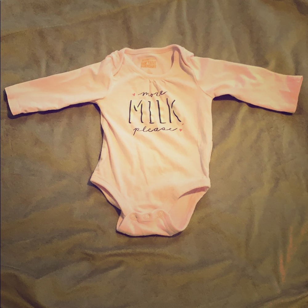 Light pink. Size 3 month onesie